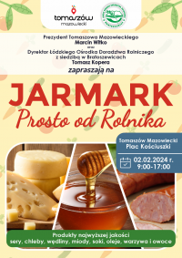 Zapraszamy na kolejny Jarmark „Prosto od Rolnika”