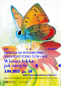 Wiosna lekka jak motyle – wystawa w MCK Browarna