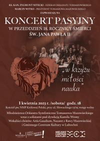 Koncert Pasyjny – serdecznie zapraszamy