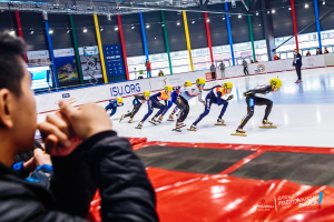 Koreańczycy zdominowali Mistrzostwa Świata Juniorów w Arenie Lodowej [ZDJĘCIA]