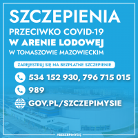 Ruszyły szczepienia w Arenie Lodowej (aktualizacja)